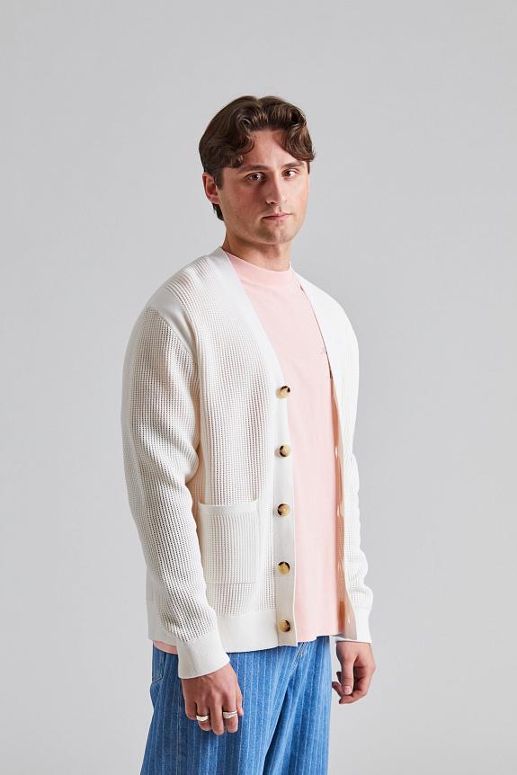 Drôle de Monsieur Le Cardigan Monogramme Cream-3
